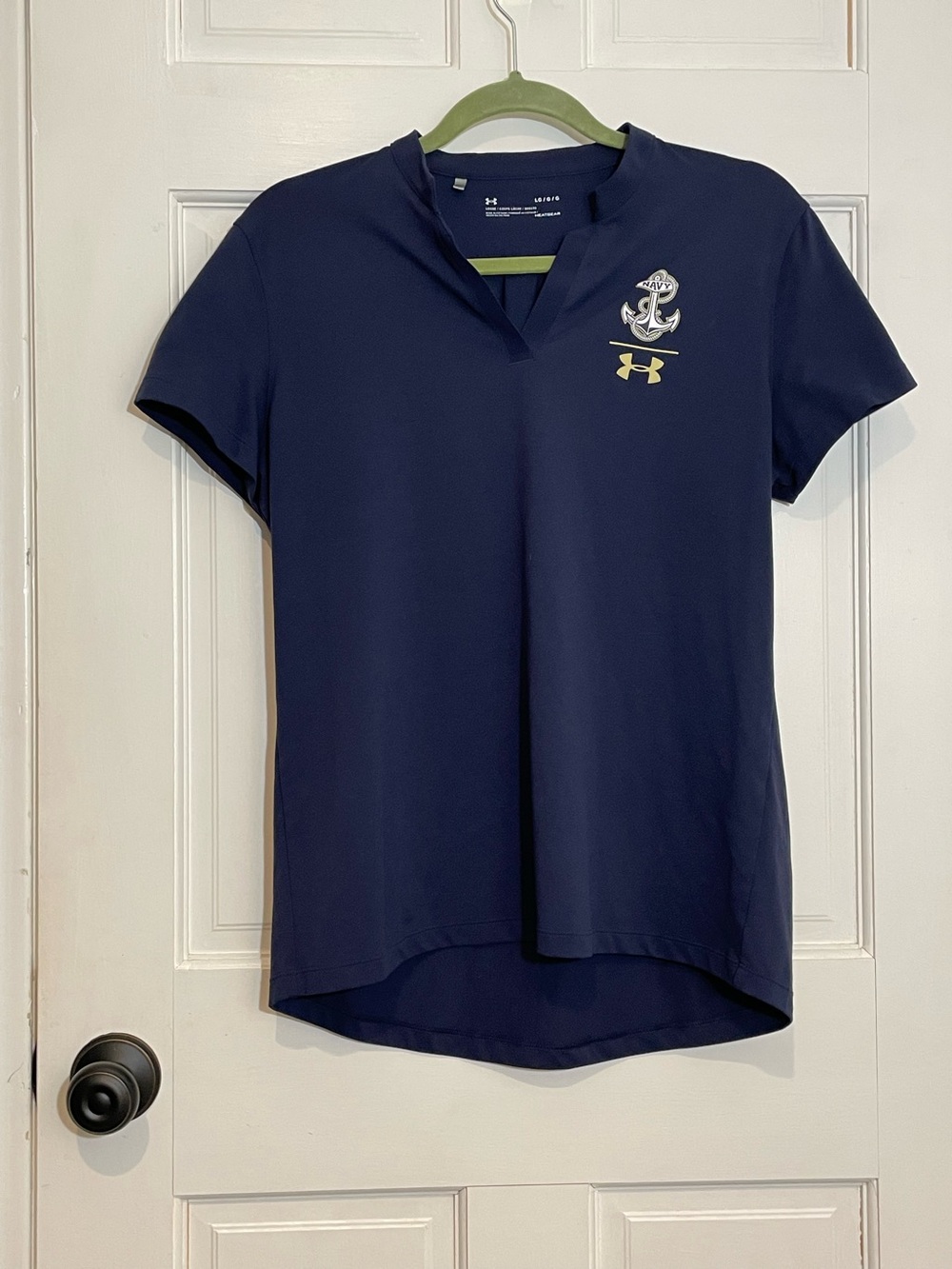 Under Armour HeatGear US Navy Midshipmen Women’s Polo Shirt Navy Blue Size Large